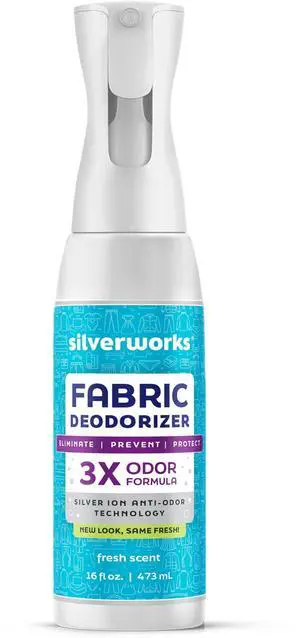 ! Fabric Spray Odor Eliminator For Home - Powerful, Natural Silver Ion Deodorizing Technology - Clothes, Furniture And Couch Deodorizer Odor Eliminator And Refresher Spray -16.9oz ! Fabric Spray Odor Eliminator For Home - Powerful, Natural Silver Ion Deodorizing Technology - Clothes, Furniture And Couch Deodorizer Odor Eliminator And Refresher Spray -16.9oz