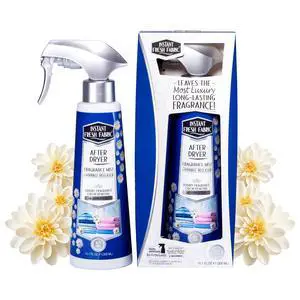 After Dryer Fabric Freshener & Wrinkle Release Spray - For Clothes & Laundry - Luxury Fragrance Odor Remover & Wrinkle Releaser - =For Home & Travel - Fresh Linen Scent - 10.1 fl oz. After Dryer Fabric Freshener & Wrinkle Release Spray - For Clothes & Laundry - Luxury Fragrance Odor Remover & Wrinkle Releaser - =For Home & Travel - Fresh Linen Scent - 10.1 fl oz.