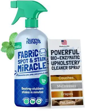 Upholstery Cleaner Spray for Furniture & Fabrics, 32floz Mint Upholstery Cleaner Spray for Furniture & Fabrics, 32floz Mint