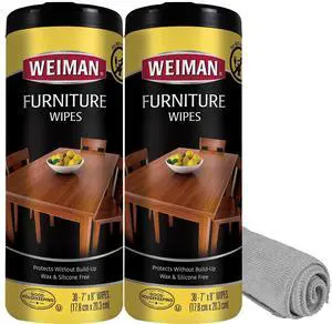 Wood Polish and Cleaning Wipes, For Furniture Cleaner, Protect from Watermarks, Stains & Aging, No Build-Up, UVX-15 Prevent Drying, Fading & Discoloration, 2 Pack with Microfiber Cloth Wood Polish and Cleaning Wipes, For Furniture Cleaner, Protect from Watermarks, Stains & Aging, No Build-Up, UVX-15 Prevent Drying, Fading & Discoloration, 2 Pack with Microfiber Cloth