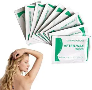 After Wax Wipes 30pcs - Post Hair Removal Oil Wipes for Effortless Residue Removal & Skin Calming with Aloe & Prunus Oil - Refill Pack for Face and Body Treatment After Wax Wipes 30pcs - Post Hair Removal Oil Wipes for Effortless Residue Removal & Skin Calming with Aloe & Prunus Oil - Refill Pack for Face and Body Treatment