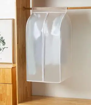 Garment Bags M/oth-proof Dust Cover Coat Hanging Clothes Storage Bag Premium Thickened Clothing Organizer Moisture-proof Dust-proof Clothes Cover Garment Bags M/oth-proof Dust Cover Coat Hanging Clothes Storage Bag Premium Thickened Clothing Organizer Moisture-proof Dust-proof Clothes Cover