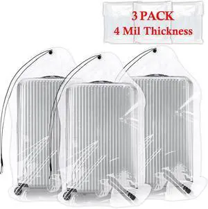 32x42 Inch Extra Large Clear Drawstring Plastic Bags 3 Pack(4 Mils), Dustproof Moistureproof Reusable Big Giant Luggage Storage Bag for Suitcase Garage Organizer, Blanket, Plush Toys 32x42 Inch Extra Large Clear Drawstring Plastic Bags 3 Pack(4 Mils), Dustproof Moistureproof Reusable Big Giant Luggage Storage Bag for Suitcase Garage Organizer, Blanket, Plush Toys