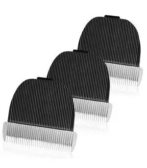 3 PCS Replacement 35 Teeth Dog Grooming Clipper Blades, Low Noise Dog Trimmer for Grooming,Sharp Titanium Alloy Ceramic Grooming Clipper Blade 3 PCS Replacement 35 Teeth Dog Grooming Clipper Blades, Low Noise Dog Trimmer for Grooming,Sharp Titanium Alloy Ceramic Grooming Clipper Blade