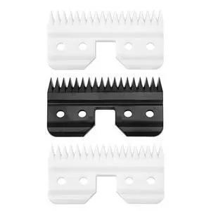 3pcs Oster Fast Feed Clipper Ceramic Blade - Pet Dog Cat Grooming Clipper Replacement Blades, for A5 Trimmer Series, for Andis 18 Teeth Detachable Ceramic Blade Part, for Wahl KM2 KM5 KM10 3pcs Oster Fast Feed Clipper Ceramic Blade - Pet Dog Cat Grooming Clipper Replacement Blades, for A5 Trimmer Series, for Andis 18 Teeth Detachable Ceramic Blade Part, for Wahl KM2 KM5 KM10