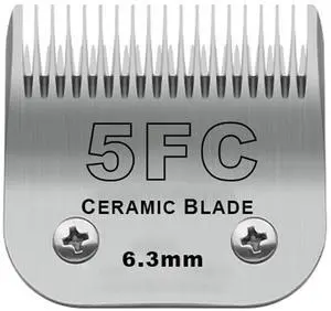 5FC Grooming Ceramic Pet Clipper Blades Compatible with Andis & Oster A5 5FC Grooming Ceramic Pet Clipper Blades Compatible with Andis & Oster A5