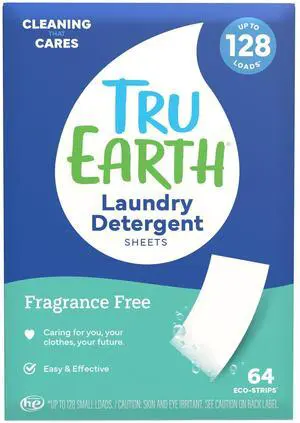 Compact Dry Laundry Detergent - Up to 128 Loads (64 Sheets) - Paraben-Free - Original Eco-Strip Liquidless Detergent, Travel | Packaging May Vary Compact Dry Laundry Detergent - Up to 128 Loads (64 Sheets) - Paraben-Free - Original Eco-Strip Liquidless Detergent, Travel | Packaging May Vary