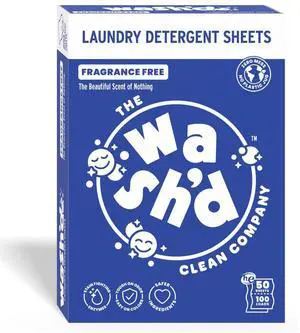 Laundry Detergent Sheets - 3 Enzymes, Skin Safe, Non-Toxic Clean Laundry Detergent Sheets - 3 Enzymes, Skin Safe, Non-Toxic Clean