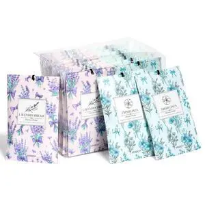 20 Packs Lavender Linen Scent Sachet Long Lasting Closet Drawer Deodorizer Home Air Freshener Room Odor Eliminator 20 Packs Lavender Linen Scent Sachet Long Lasting Closet Drawer Deodorizer Home Air Freshener Room Odor Eliminator