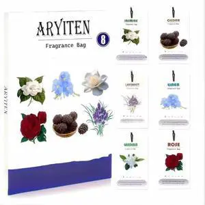6-in-1 Natural Scented Sachets - 8 Pack Mixed Fragrance Collection with Rose, Lavender, Cedar, Linen, Jasmine & Gardenia for Home, Closet, Drawer | Long Lasting Air Freshener & Deodorizer 6-in-1 Natural Scented Sachets - 8 Pack Mixed Fragrance Collection with Rose, Lavender, Cedar, Linen, Jasmine & Gardenia for Home, Closet, Drawer | Long Lasting Air Freshener & Deodorizer