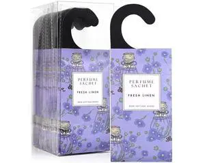 Large 12 Packs Fresh Linen Hanging Scented Sachets Long-Lasting Closet Deodorizer Air Freshener Fabric Refresher Odor Eliminator for Drawer Home Fragrance Gift Set Large 12 Packs Fresh Linen Hanging Scented Sachets Long-Lasting Closet Deodorizer Air Freshener Fabric Refresher Odor Eliminator for Drawer Home Fragrance Gift Set