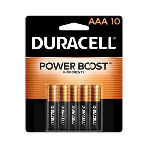 Coppertop AAA Batteries with Power Boost Ingredients, Triple A Batteries, 10 Count (Pack of 1) for Household and Office Devices, Alkaline AAA Battery Coppertop AAA Batteries with Power Boost Ingredients, Triple A Batteries, 10 Count (Pack of 1) for Household and Office Devices, Alkaline AAA Battery