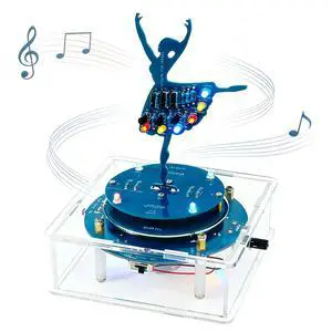 Soldering Practice Kit DIY Rotating Music Box with 6 Songs, Build Electronics Classroom STEM Projects Learn to Solder kit for Classroom/Home Gift for Students Teens Adults Desk Ornament Soldering Practice Kit DIY Rotating Music Box with 6 Songs, Build Electronics Classroom STEM Projects Learn to Solder kit for Classroom/Home Gift for Students Teens Adults Desk Ornament