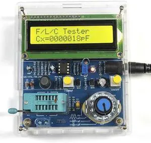 DIY Frequency, Inductance & Capacitance Meter Soldering Practice kit, Complete Soldering Project kit with Components, PCB & Enclosure, Perfect for Electronics Enthusiasts & Beginners DIY Frequency, Inductance & Capacitance Meter Soldering Practice kit, Complete Soldering Project kit with Components, PCB & Enclosure, Perfect for Electronics Enthusiasts & Beginners