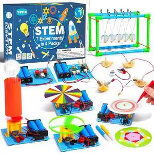 4 Set STEM Science Kits for Kids Age 8-12, Science Circuits Experiments 4 Set STEM Science Kits for Kids Age 8-12, Science Circuits Experiments