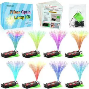 8 STEM Craft Kits for Kids, Bulk Crafts Science Experiments, Simple Circuits Fiber Optic Light Kit, Girls Engineering Building Projects Activities STEM Toys, Class Educational Learning 8 STEM Craft Kits for Kids, Bulk Crafts Science Experiments, Simple Circuits Fiber Optic Light Kit, Girls Engineering Building Projects Activities STEM Toys, Class Educational Learning