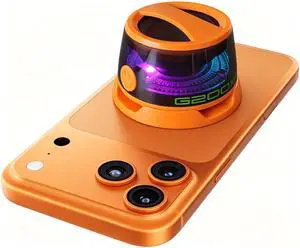 G200 Magnetic Bluetooth Speaker, Mini Portable Speaker with RGB Lights, Magnetic Phone Speaker for iPhone/Android, Compact Travel Gadget Gifts for Teenage Boys 16-18, Orange G200 Magnetic Bluetooth Speaker, Mini Portable Speaker with RGB Lights, Magnetic Phone Speaker for iPhone/Android, Compact Travel Gadget Gifts for Teenage Boys 16-18, Orange