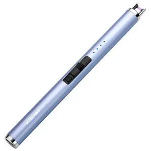 Rechargeable Electric Candle Lighter Arc Plasma Windproof Lighter for Candle Kitchen Birthday Gift for Mom Men Wife with Type-C Cable Blue Rechargeable Electric Candle Lighter Arc Plasma Windproof Lighter for Candle Kitchen Birthday Gift for Mom Men Wife with Type-C Cable Blue