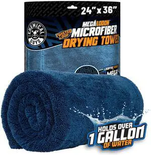 Megalodon Twisted Loop Microfiber Drying Towel, 24 x 36 in Megalodon Twisted Loop Microfiber Drying Towel, 24 x 36 in