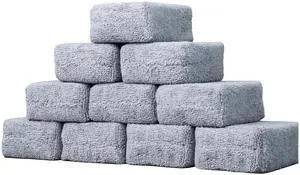 Foam Applicator Pads for Cars, Dressing and Wax Applicators for Car Detailing Interior and Exterior Use, 4 x 3 x 1.5 Inch, Gray - 10 Pack Foam Applicator Pads for Cars, Dressing and Wax Applicators for Car Detailing Interior and Exterior Use, 4 x 3 x 1.5 Inch, Gray - 10 Pack