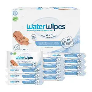 Sensitive+ Newborn & Baby Wipes, 3-In-1 Cleans, Cares, Protects, 99.9% Water, Unscented & Hypoallergenic, 720 Count (12 Packs) Sensitive+ Newborn & Baby Wipes, 3-In-1 Cleans, Cares, Protects, 99.9% Water, Unscented & Hypoallergenic, 720 Count (12 Packs)