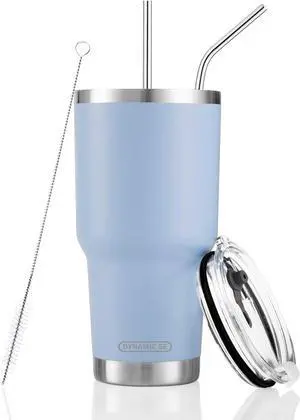 30oz Blue Tumbler Double Wall Vacuum Insulated Travel Coffee Mug 30oz Blue Tumbler Double Wall Vacuum Insulated Travel Coffee Mug