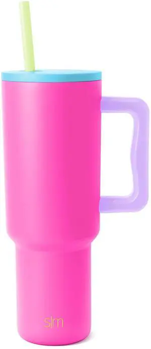 Tumbler with Handle and Straw | 40oz | 80s Mix Tumbler with Handle and Straw | 40oz | 80s Mix