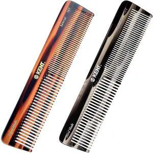 16T-16TG Fine Tooth and Wide Tooth Comb for Daily Grooming, Handmade Styling Comb for All Hair Types, Styling and Detangling Combs for Men and Women 16T-16TG Fine Tooth and Wide Tooth Comb for Daily Grooming, Handmade Styling Comb for All Hair Types, Styling and Detangling Combs for Men and Women