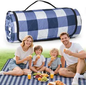 Waterproof Picnic Outdoor Blanket, 79"x79" Beach Camping Mat Waterproof Picnic Outdoor Blanket, 79"x79" Beach Camping Mat