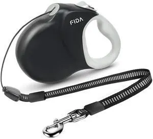 Upgraded Retractable Dog Leash 30ft, Heavy Duty Pet Walking Leash for Medium/Large Breed up to 110 lbs, 360° Tangle-Free Long Retract Dog Lead, Soft Grip, One-Hand Brake, Black Upgraded Retractable Dog Leash 30ft, Heavy Duty Pet Walking Leash for Medium/Large Breed up to 110 lbs, 360° Tangle-Free Long Retract Dog Lead, Soft Grip, One-Hand Brake, Black