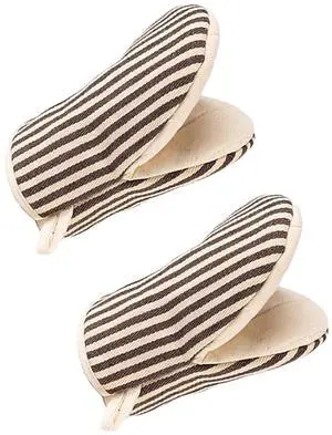 1 Pair Mini Oven Mitts,High Heat Resistant Oven Gloves,Kitchen Short Oven Mit with Hanging Loop for BBQ, Baking, Cooking and Grilling, (Khaki) 1 Pair Mini Oven Mitts,High Heat Resistant Oven Gloves,Kitchen Short Oven Mit with Hanging Loop for BBQ, Baking, Cooking and Grilling, (Khaki)