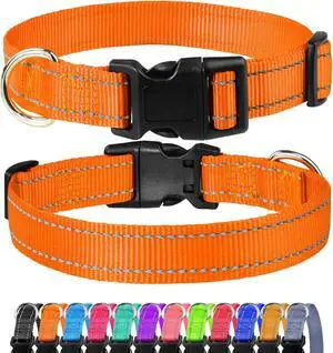 Reflective Nylon Dog Collar for Large Dogs Reflective Nylon Dog Collar for Large Dogs