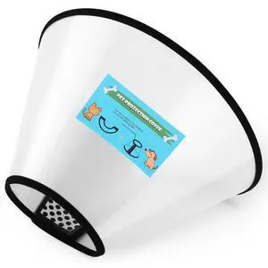 Soft Dog Cone Collar 3 Similar Sizes per Set (S/M/L) for Better Fit, XL Single Size Cone for Dogs to Stop Licking, Adjustable E Collar for Dogs After Surgery, Elizabethan Collar for Dog Soft Dog Cone Collar 3 Similar Sizes per Set (S/M/L) for Better Fit, XL Single Size Cone for Dogs to Stop Licking, Adjustable E Collar for Dogs After Surgery, Elizabethan Collar for Dog