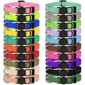 20 PCS Puppy Collars for Litter,Puppy Collars for Small Puppies,Nylon Breakaway ID Collar Whelping Litter Collars(S) 20 PCS Puppy Collars for Litter,Puppy Collars for Small Puppies,Nylon Breakaway ID Collar Whelping Litter Collars(S)