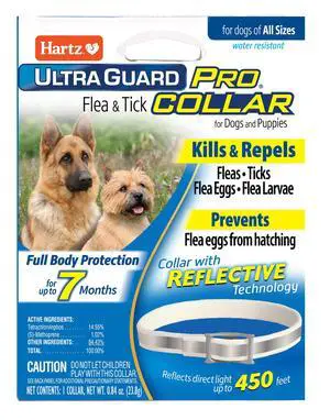 UltraGuard Pro Reflective Flea & Tick Collar for Dogs and Puppies, 7 Month Flea and Tick Prevention Per Collar, 1 Count UltraGuard Pro Reflective Flea & Tick Collar for Dogs and Puppies, 7 Month Flea and Tick Prevention Per Collar, 1 Count