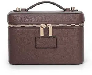 Makeup Bag Vanity Case for Women Leather Cosmetic Bag Travel Toiletry Bags Portable Makeup Organizer Case Makeup Bag Vanity Case for Women Leather Cosmetic Bag Travel Toiletry Bags Portable Makeup Organizer Case