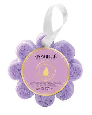 French Lavender Wild Flower Bath Sponge | Built-in Body Wash & Body Scrubber, Shower Loofah Sponge for Women | 14+ uses French Lavender Wild Flower Bath Sponge | Built-in Body Wash & Body Scrubber, Shower Loofah Sponge for Women | 14+ uses