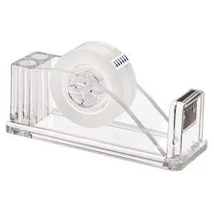 Transparent Acrylic Tape Dispenser, Non-Skid Transparent Acrylic Tape Dispenser, Non-Skid