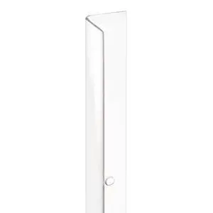 MP9130 Corner Shield Perforated, 1-1/8 In. x 48 in, Vinyl Construction, Clear, Fasteners Included (5 Pack) MP9130 Corner Shield Perforated, 1-1/8 In. x 48 in, Vinyl Construction, Clear, Fasteners Included (5 Pack)