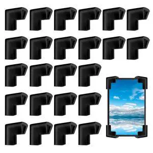 24Pcs Foam Protection Corner for Mirror TV Picture Frame,Packing Foam Corner Protectors for Shipping Moving,Edge Protection for Packing Fragile Artwork(Black) 24Pcs Foam Protection Corner for Mirror TV Picture Frame,Packing Foam Corner Protectors for Shipping Moving,Edge Protection for Packing Fragile Artwork(Black)