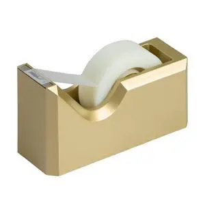 Colorful Desk Tape Dispensers - Gold - Sold Individually Colorful Desk Tape Dispensers - Gold - Sold Individually