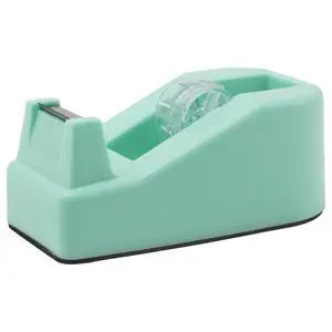 Desktop Tape Dispenser Heavy Duty Desk Accessories Floral Office Tape Dispensers, Weighted Non-Skid Base, Macaron Green Desktop Tape Dispenser Heavy Duty Desk Accessories Floral Office Tape Dispensers, Weighted Non-Skid Base, Macaron Green