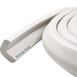 HeftyFit Edge Protector for Baby Proofing (6ft Large Edge Only), Heavy-Duty Soft Furniture Edge Bumper Guards, Desk Edge Cushion, Wall Corner Covers, 3M Adhesive, Oyster White (Off White) HeftyFit Edge Protector for Baby Proofing (6ft Large Edge Only), Heavy-Duty Soft Furniture Edge Bumper Guards, Desk Edge Cushion, Wall Corner Covers, 3M Adhesive, Oyster White (Off White)