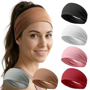 Headbands for Women,Wide Workout Non Slip Sweat Wicking Hair Band Headbands for Women,Wide Workout Non Slip Sweat Wicking Hair Band