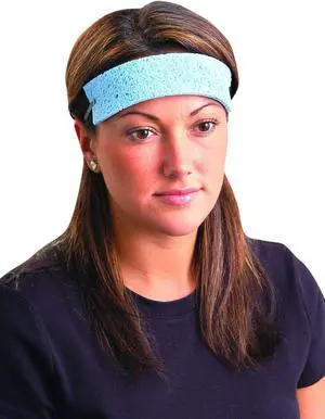 Sweatband for Head, Heat Relief, Absorbent Cellulose, 25-Pack Sweatband for Head, Heat Relief, Absorbent Cellulose, 25-Pack