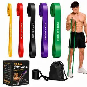 Resistance Bands for Working Out, 5-Level Pull Up Assistance Bands Set Resistance Bands for Working Out, 5-Level Pull Up Assistance Bands Set