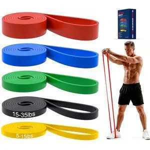 Pull Up Bands, Resistance Bands Set, Exercise Workout Bands for Men & Women, Ideal for Body Stretching, Physical Therapy and Muscle Training - Colorful Pull Up Bands, Resistance Bands Set, Exercise Workout Bands for Men & Women, Ideal for Body Stretching, Physical Therapy and Muscle Training - Colorful