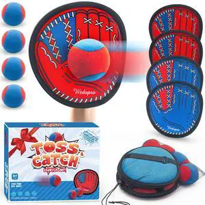 Toss and Catch Ball Game, Kids Toddler Baseball Glove & Catch Ball Toys, Outdoor Games for Family, Toys for Beach Yard Pool Outside, Birthday Easter Gift for Ages 3 4 5 6 7 8-12 Year Old Boys Girls Toss and Catch Ball Game, Kids Toddler Baseball Glove & Catch Ball Toys, Outdoor Games for Family, Toys for Beach Yard Pool Outside, Birthday Easter Gift for Ages 3 4 5 6 7 8-12 Year Old Boys Girls