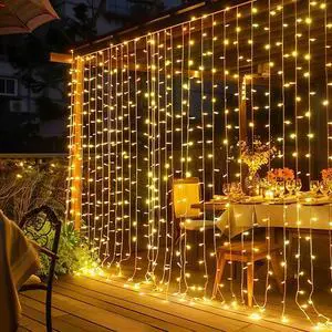 300 LED Curtain Lights, Plug in Fairy Curtain Lights for Bedroom, Christmas Hanging String Lights Outdoor for Window Backdrop Wall Wedding Patio Indoor Dorm Party Decor, Warm White 300 LED Curtain Lights, Plug in Fairy Curtain Lights for Bedroom, Christmas Hanging String Lights Outdoor for Window Backdrop Wall Wedding Patio Indoor Dorm Party Decor, Warm White