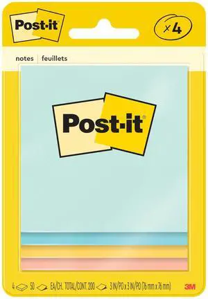 Notes, 3 x 3 in, Beachside Café Collection, 4 Pads Notes, 3 x 3 in, Beachside Café Collection, 4 Pads